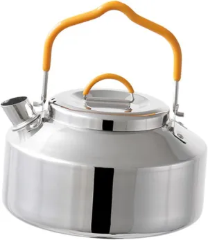 for Boiling Water Making Tea Camping Cookware Stainless Steel Whistling Kettle for perimeter complex petticoat predecessor inward intention Outdoor Camping Lightweight Stove Tea Pot 