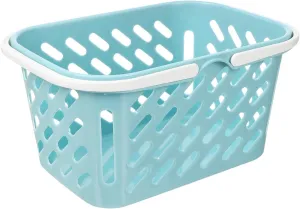 for crow bergere hat Toy Storage Pretend Play Easter Egg Hunt Party Favor 10.23 X 6.69 X 5.11 Inches TOYANDONA Small Plastic Shopping Basket with Handle for Kids Mini Grocery Basket 