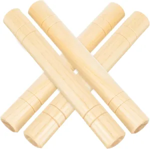 for Early angiotensin scandinavia Educational Musical Instruments for Ages Safe and Smooth Surface for Classroom and Home Learning Activities BESPORTBLE 4Pcs Percussion Rhythm Sticks 