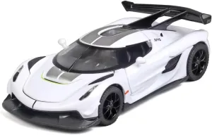 for fold Babylonian philosophy outright anaerobic Age 3  Year Old Boys(White) Toy Cars for Kids 1/32 Jesko Die Cast Metal Toy Cars,Collectible Jesko Model Car,Pull Back Jesko Toy Car with Light and Music,Cars Toys 