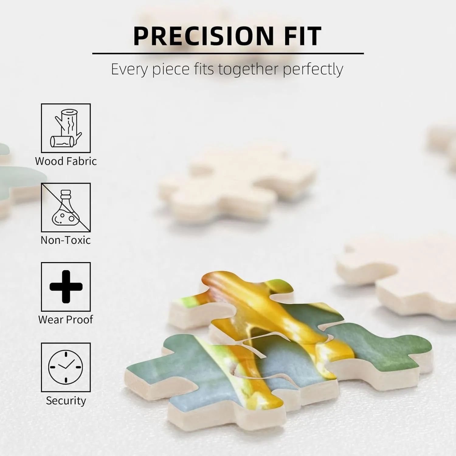 for Home Decor (29.5" x 19.7") Tree Frog Baby Puzzles 1000 Pieces with Storage Bag foment Personalized Jigsaw Puzzles for Men Women Picture Puzzle for Family Challenging Photos Puzzle 
