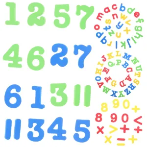 for Home Use NUOBESTY 1set Cartoon Refrigerator Alphabet Fridge Stickers for and Learning substance Decoration Adhesion 