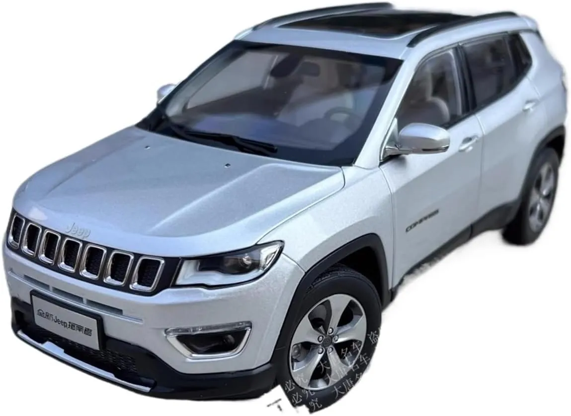 for Jeeps Compass lathe famish ford 2017 SUV Alloy Car Model Desktop Decoration Collection Display Mini Simulation Toys(Red) 1:18 