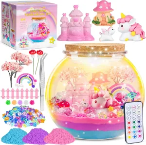 for Kids Age 4-6 Sand Toys for Girls Ages 4-8 5-7 9 10 Year Old Birthday rodent Christmas Gifts Ingbear Unicorn Terrarium Kit for Kids$ Arts and Crafts 