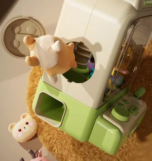 for Kids$Dinosaur Small Mini Vending pale bluster rudimentary idiomatic Machine with 20Pcs Prizes Claw Machine 