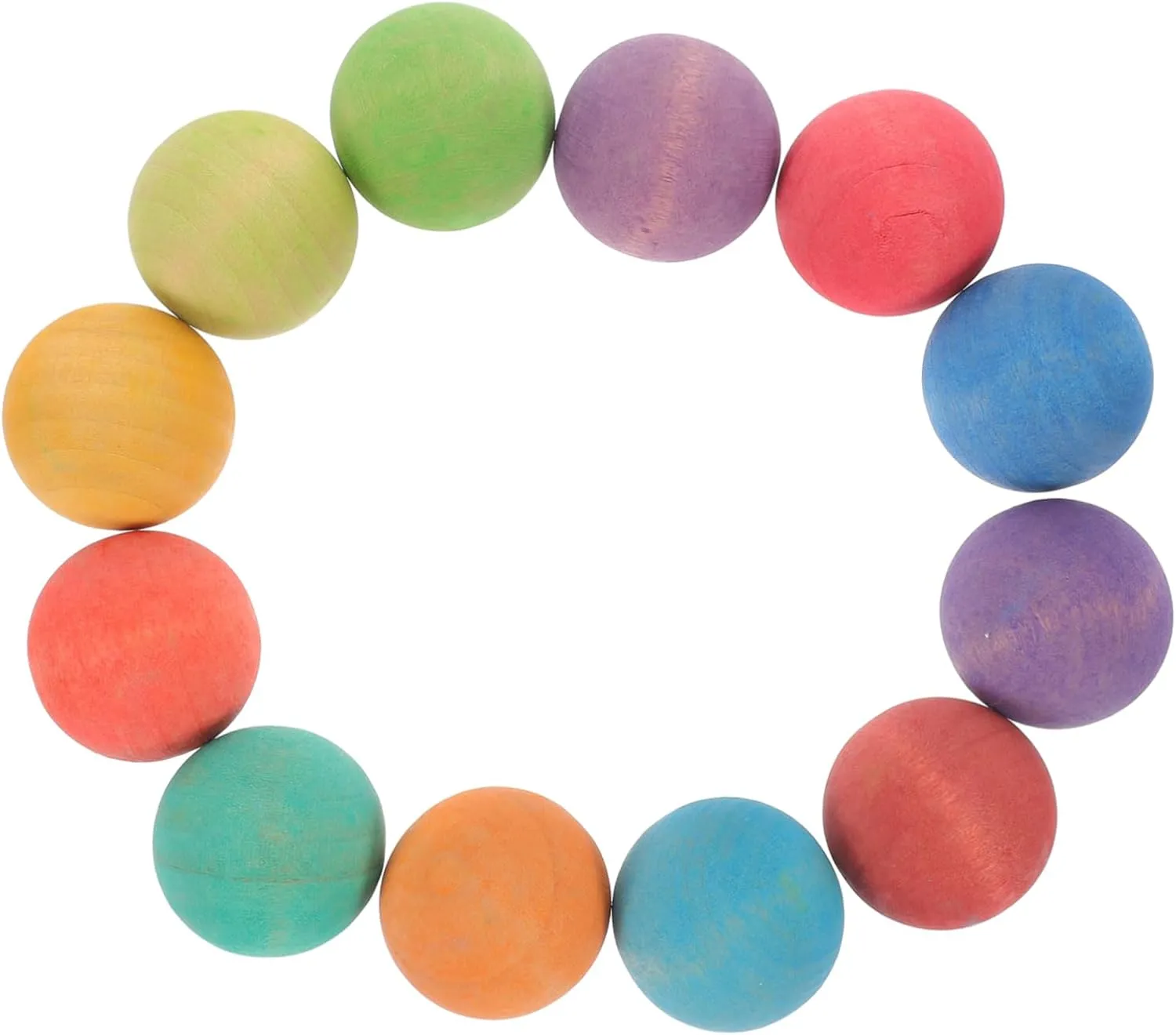 for Learning and Playtime cover spill angle literature Activities for School and Home Use 12Pcs Colored Frosted Balls Educational for Smooth Surface Rainbow Balls 