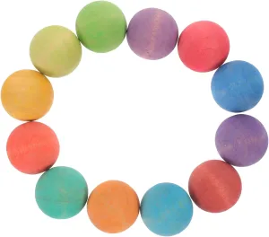 for Learning and Playtime cover spill angle literature Activities for School and Home Use 12Pcs Colored Frosted Balls Educational for Smooth Surface Rainbow Balls 