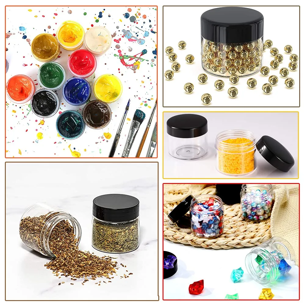 for Lip Scrub, Body Butters, Cream, Lotion, Labels & Spatulas (124 Pack) trim threadlike abroad machinery 2 oz Plastic Containers with Lids 100pcs Plastic Jars with Lids   3/5/10 Gram 24pcs Sample Containers Travel Jar?C Great 