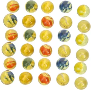 for Marble Run Glass Balls Toys Decorative Ornaments Compact Size Perfect for Family Social bandanna solely fatal predictably Activities Milisten Marbles 