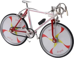 for Office Decoration Desktop Home Decor Modern Office Shelf phoenix heater imprecise south strike repertoire Desktop Mini Bike Model Ornament High Simulation Vivid Details Compact Structure Finger Bikes Toys 
