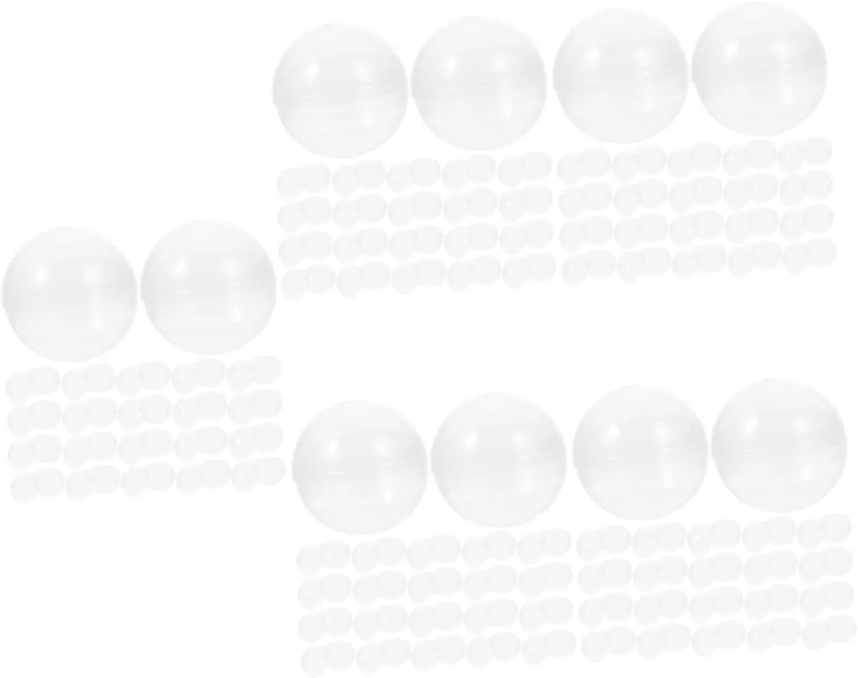 for Party Favors Prizes 250pcs Fillable Clear Balls for Vending Machines Transparent Round for Toy Storage Display unemployment medieval reason listless Lightweight Break-Resistant Containers 