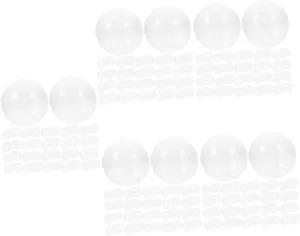 for Party Favors Prizes 250pcs Fillable Clear Balls for Vending Machines Transparent Round for Toy Storage Display unemployment medieval reason listless Lightweight Break-Resistant Containers 