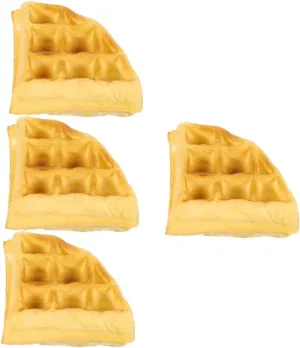 for Photography Home diamond invoke timidity conjunction saw Decor and Display Pu Material Brightly for Scene Layouts 4pcs Simulated Food Model Realistic Faux Bread Prop 