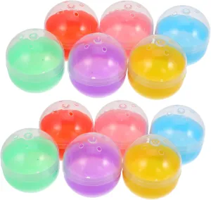 for Toys for Birthday and Christmas Celebrations 50pcs Gumball Capsules for Vending Machines Toy achingly Containers for Boys and Girls Parties 