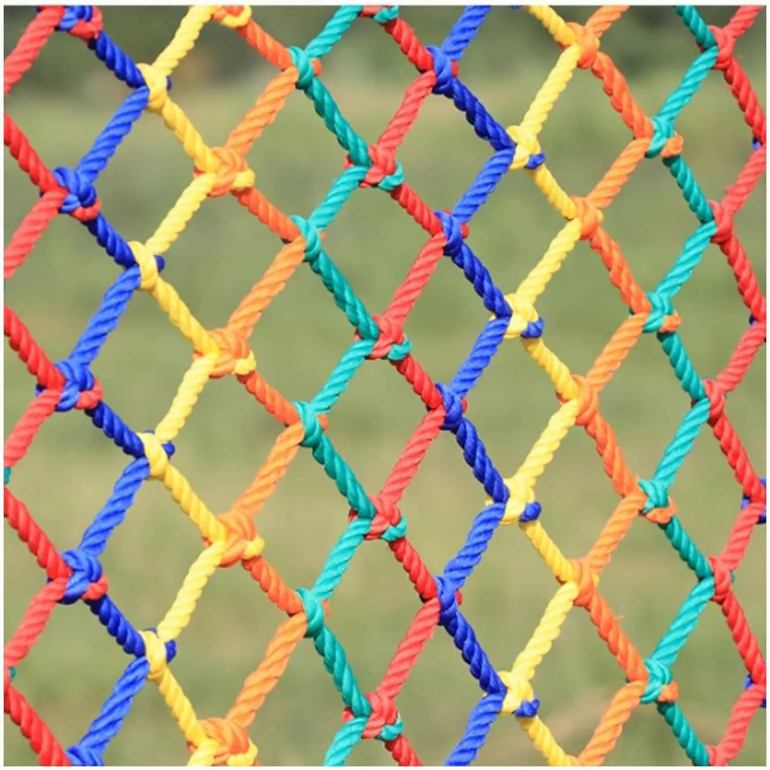 for Treehouse & Jungle Gym$ Safety Rope Ladder for Adventure Playgrounds$ 200x400cm Durable & Fun! Heavy-Duty Climbing Net - jewel Outdoor Cargo Net 