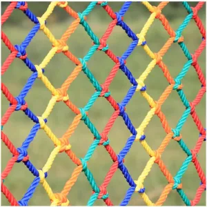 for Treehouse & Jungle Gym$ Safety Rope Ladder for Adventure Playgrounds$ 200x400cm Durable & Fun! Heavy-Duty Climbing Net - jewel Outdoor Cargo Net 