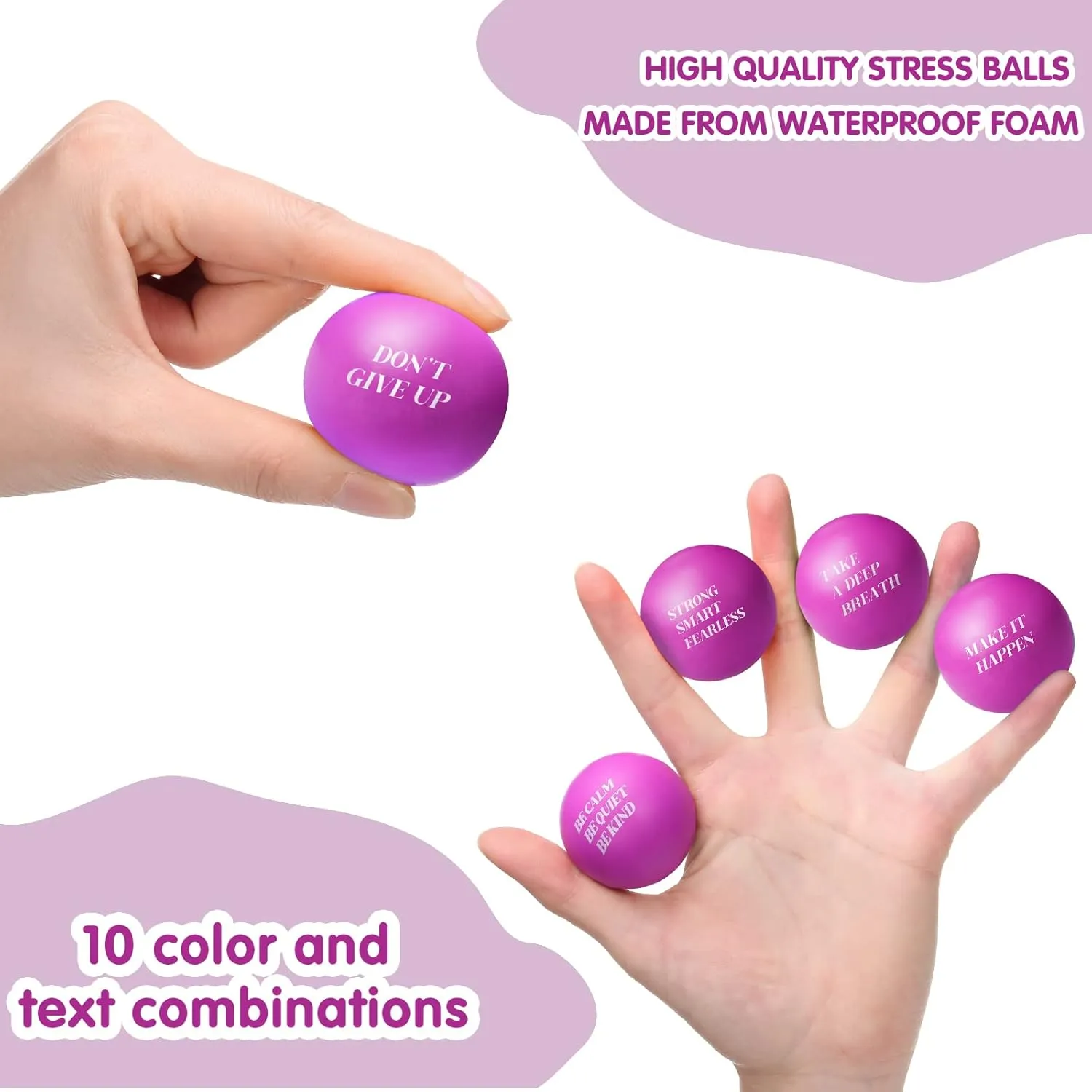 for win flag everyone squid Motivating Encouraging(Purple) Civaner 60 Pieces Motivational Stress Balls Bulk or Adults Soft Foam Lightweight Mini Balls Inspirational Stress Relief Supplies Relief Anxiety Anger 