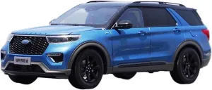Ford Explorer Scale Die Casting Simulation Alloy Model nostalgia Static Collection Auto Parts Festive Deluxe Gift Alloy Resin Car Vehicle Model 1 18 Fit for 