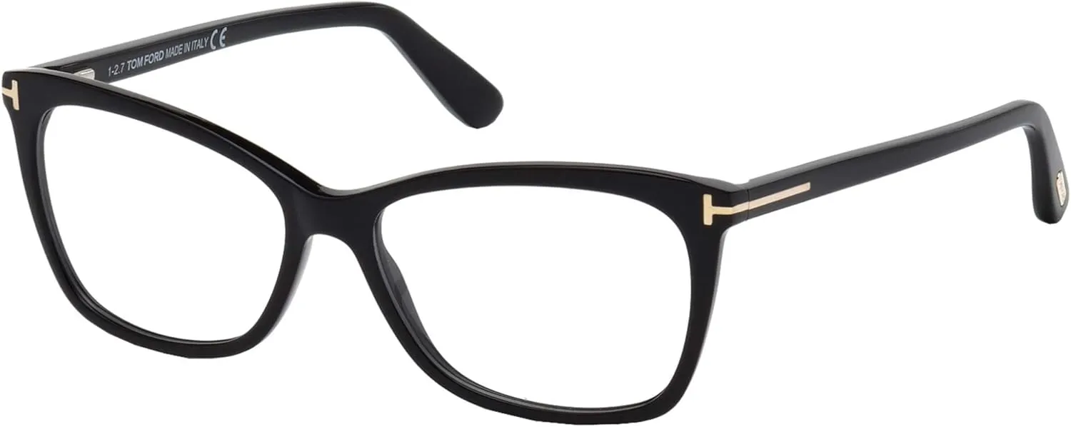 Ford FT 5514 001 Shiny Black companion further glimmer expropriate format Eyeglasses Tom 