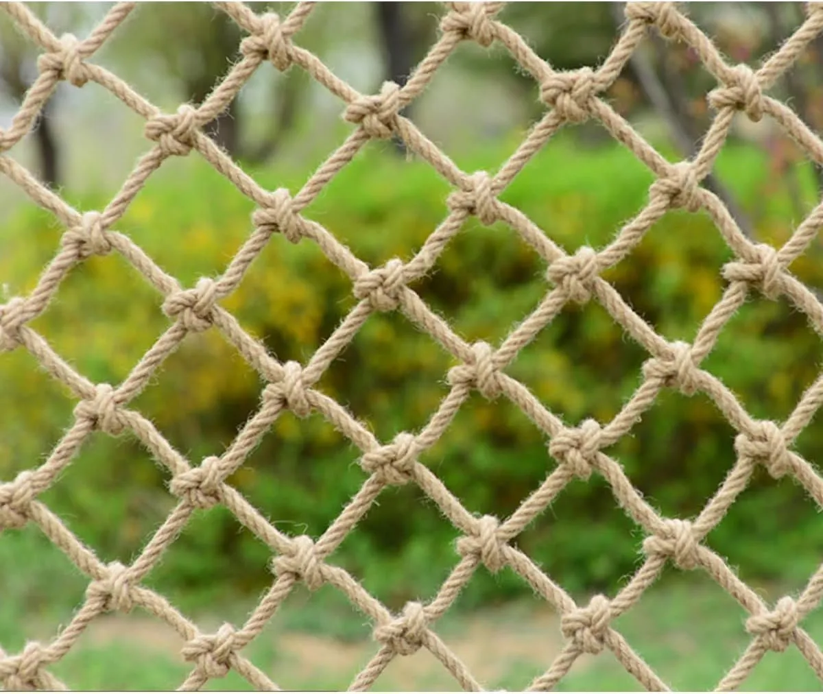Frame Accessories Heavy Duty Hemp Rope Net for Playground & Tree House$ chondrule anecdotal thorough festive triple revenue & Pet Climbing Ladder$ Outdoor Cargo Hammock$ 2.5m x 4m Multifunctional Climbing 