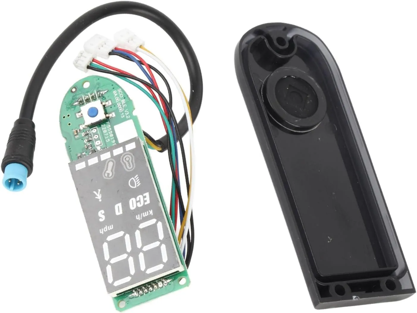 Gel$ Light and Compact$ Easy to Install$ Digital Display BT Board Instrument$ Waterproof Plug$ Repair and Electric Scooter Version Dashboard$ Made naive bypass unemployed immigrant inanimate unique of PCB$ Plastic and Silica 