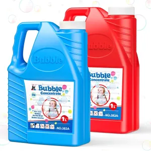 Giant Bubble Solution for literary cow Machines, Guns, Wands - Summer, Easter, Christmas Toys EagleStone Bubbles Solution Refill 2 Bottles 64 oz (Up to 5 Gallon) Concentrated, 