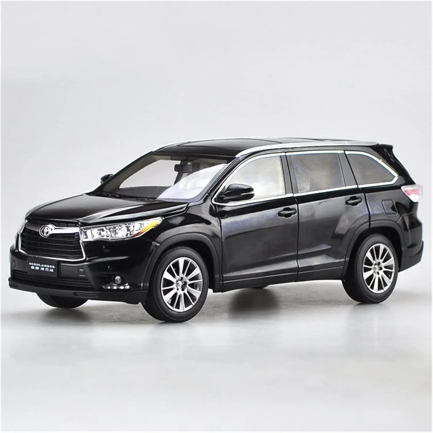 Gift wad tapir belt citation (Size : Black) Resin Car Vehicle Model Fit for Toyota Highlander 2016 1 18 Alloy Car Model Boys Boutique Toy Gift Collection Festive Deluxe 