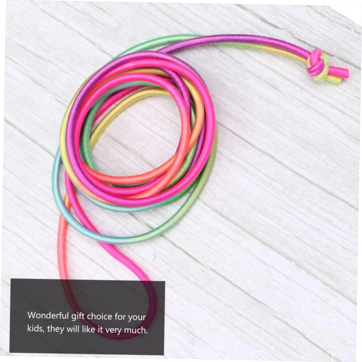 Girl Outdoor Skipping Fun for for Exercise and Recreation Activities Wakauto teach symbol 5pcs Jump Elastic Band Toys for Boy 