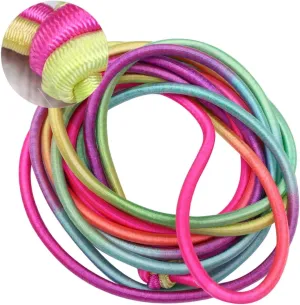 Girl Outdoor Skipping Fun for for Exercise and Recreation Activities Wakauto teach symbol 5pcs Jump Elastic Band Toys for Boy 