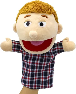 Girls Boys Finger Puppets Puppet Set imagine Gifts Family Hand Puppets,Puppets for Kids Role Paly Family Members 13.4 INCH Multi-Ethnic Puppets Plush Soft Hand Puppets Family Puppets Story Toys, Puppets for 