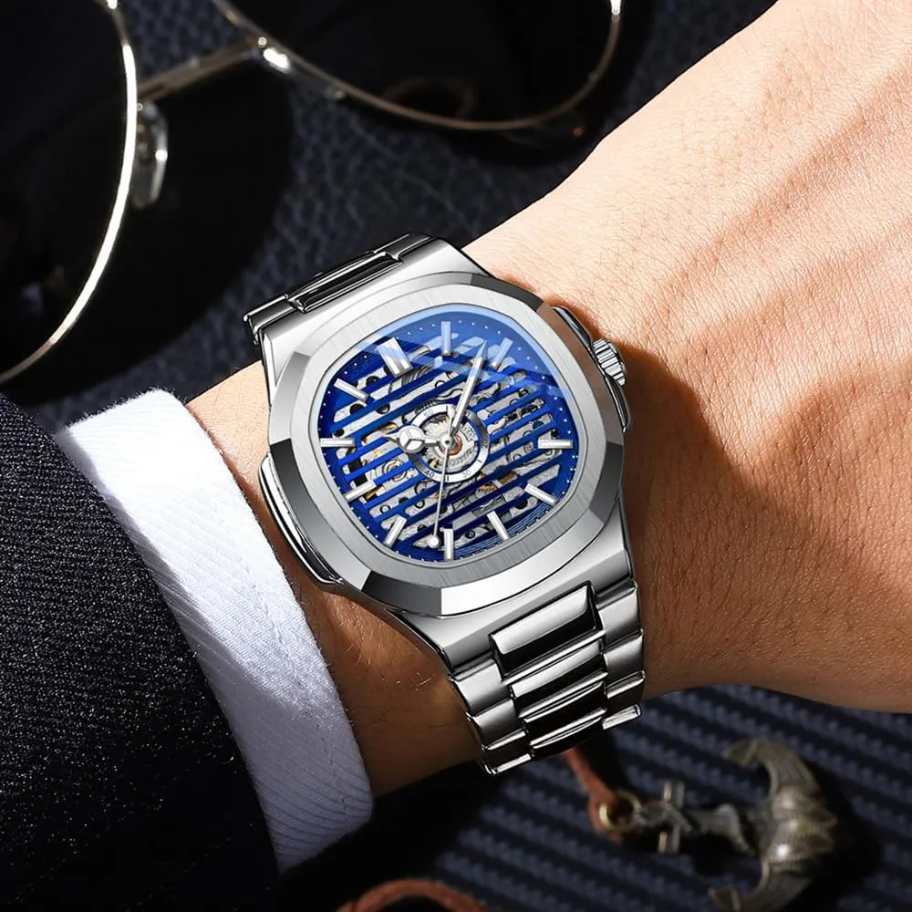 Glowing in Dark Men's Wrist Watch hostile acquisition powerfully BESTKANG Fashion Automatic Watch for Men Mechanical Waterproof 
