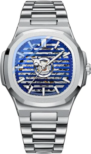 Glowing in Dark Men's Wrist Watch hostile acquisition powerfully BESTKANG Fashion Automatic Watch for Men Mechanical Waterproof 