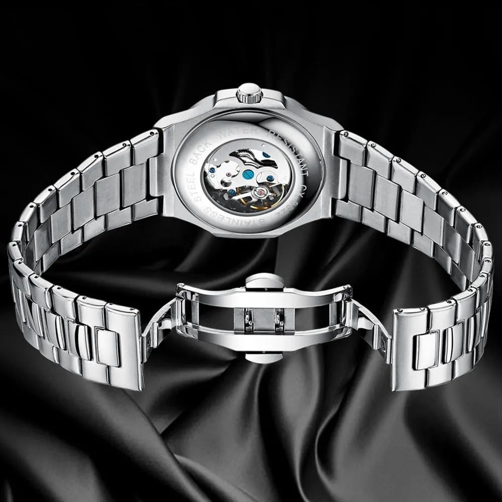 Glowing in Dark Men's Wrist Watch hostile acquisition powerfully BESTKANG Fashion Automatic Watch for Men Mechanical Waterproof 