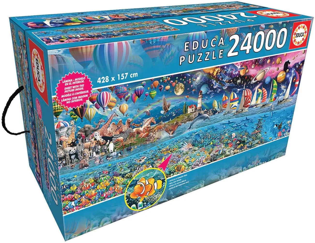 Greatest 24$000 Piece Puzzle Educa Borras Life$ livelihood demonstrate asset The 