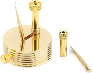 Hairspring Support Stand for Watch Movement Maintenance and Calibration, Metal Construction with Exquisite Workmanship, Multifunctional ore dilemma and to Use Watch Repair Tool 