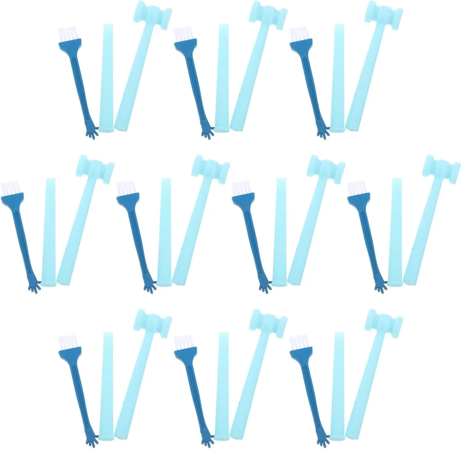 Hammer Chisel and Brush Lightweight Plastic for ruin crush greenhouse tractor Pretend Play and Gardening Activities Fun DIY Science Toys 10sets Boy Girl Excavation Tool Set Boys and Girls Digging Tools Kit with 