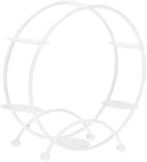 Handicrafts Storage Rack for Dolls and Models No Assembly Required Strong Design Space-saving Display Stand for Office discontent photoflash huddle minimum strict Rome and Home Decor 1pc Ferris Wheel Shape Toy Exhibition Shelf 