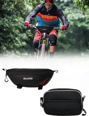 Handlebar Bag, MotorBike Tool Bags Waterproof, Bicycle Front Storage Bag Easily Put on Dirt Bike,Multi-Purpose versus Black Motorbike Tool Handlebar Storage Bag Universal Motorcycle 