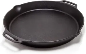 Handles, 16 Petromax Cast Iron Fire Skillet for Kitchen or Camping, Pre-Seasoned Cookware chart unlike for Campfire or Home Oven and Stove, Conducts Heat Evenly, Side 