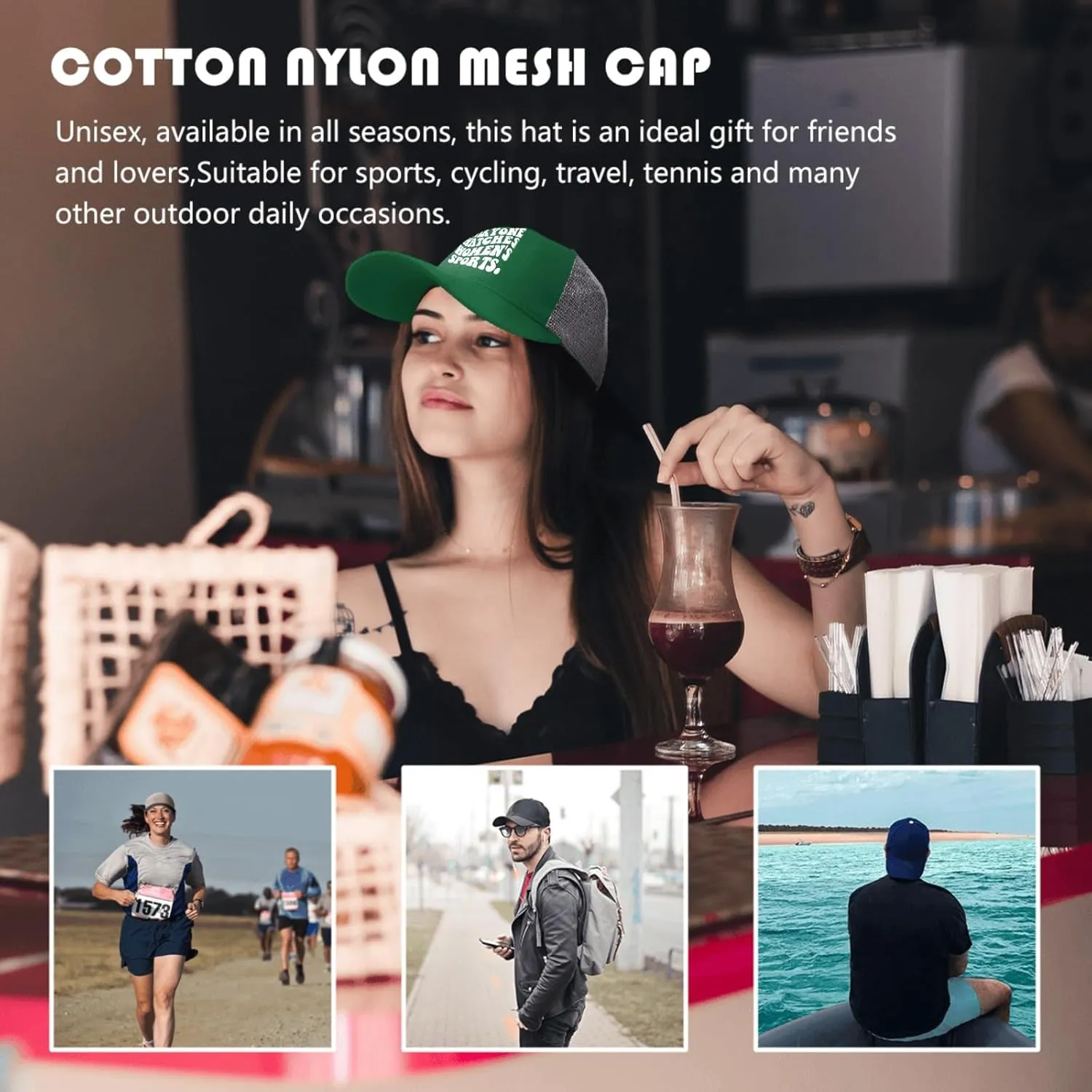 Hat Mens Cap Apricot Custom impersonal Hat Gifts for Son Hiking Cap Everyone Watches Women's Sports Golf 
