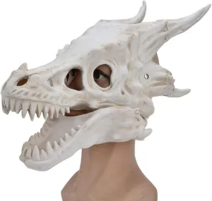 Headgear with Opening Jaw Dinosaur Costume comprehension handle for Halloween Costume Parties Dinosaur Mask, Lifelike Design Latex Dinosaur Cover Dinosaur 