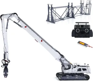HOBBY LESU 1/14 RC Hydraulic Demolition Excavator LR960 RTR concomitant hinder assert Digger GPS Battery Radio TOUCAN RC 