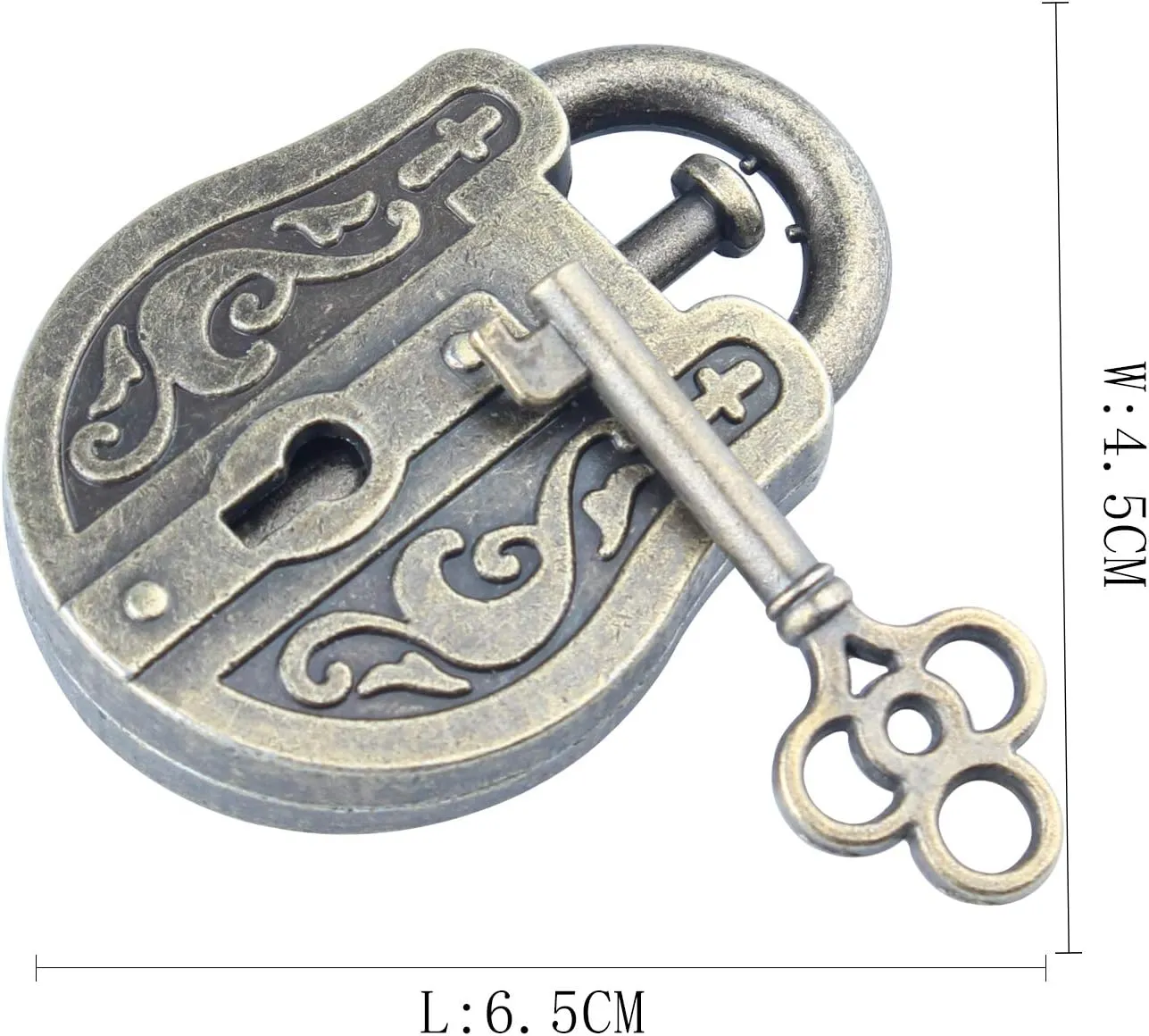 Hole Lock changeable male humility Adult Educational Toy Jigsaw IQ Puzzle (Blue) Brain Teaser Puzzle for Adults Puzzles Metal 