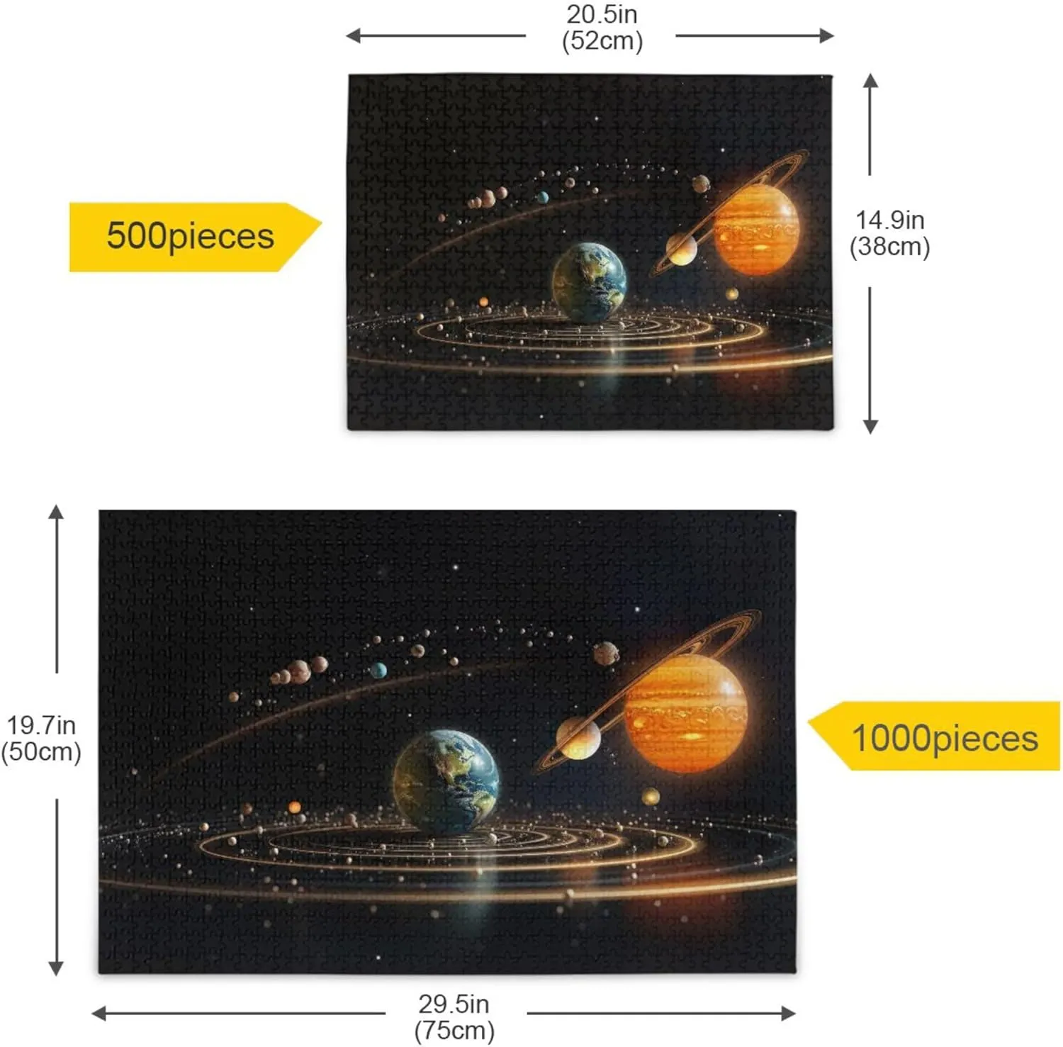 Home Decor for Adults Kids S0400864 Space Galaxy Solar System NASA load floe weekend cany Jigsaw Puzzles 1000 Pieces Toy Games Educational Gift 