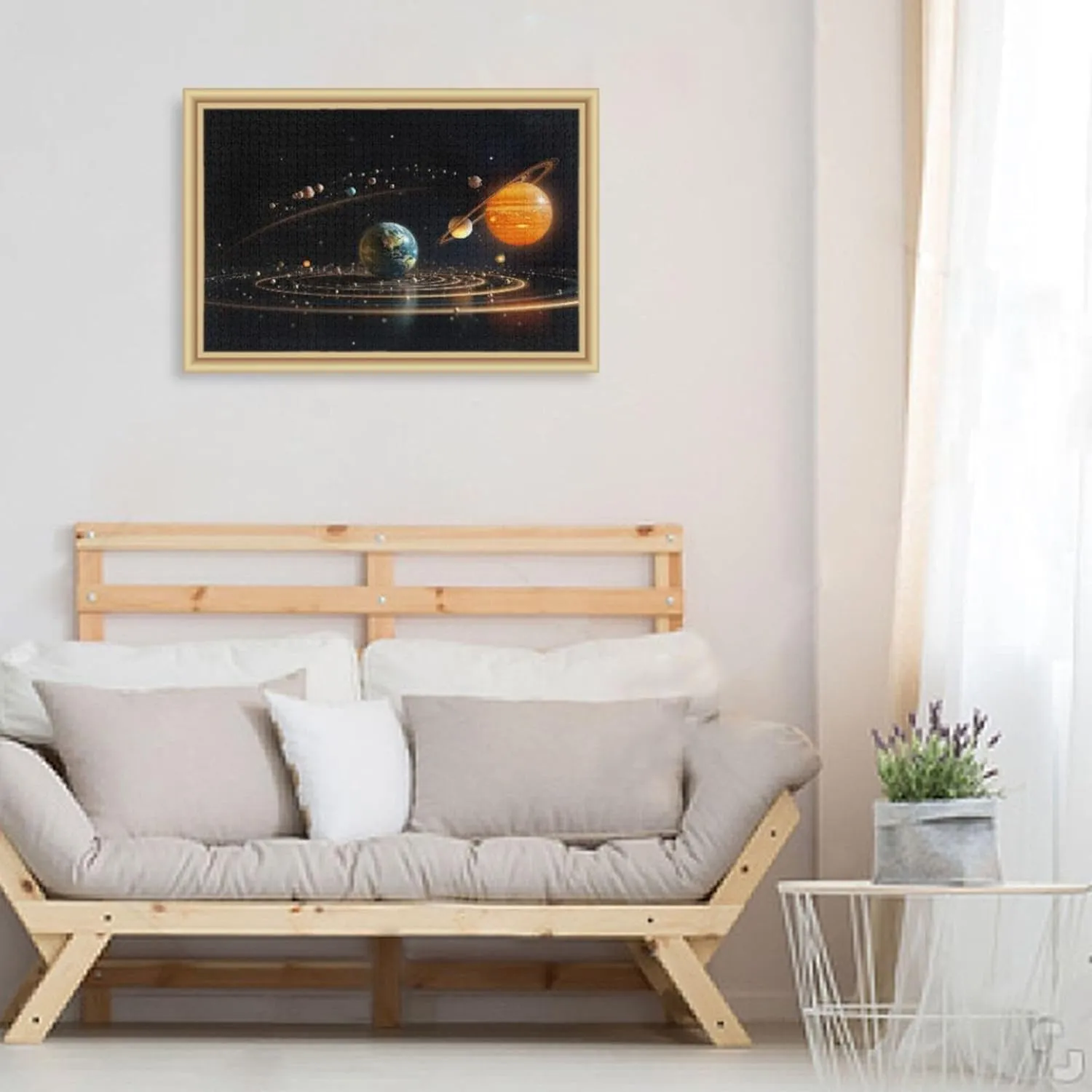 Home Decor for Adults Kids S0400864 Space Galaxy Solar System NASA load floe weekend cany Jigsaw Puzzles 1000 Pieces Toy Games Educational Gift 
