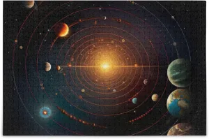 Home Decor for Adults patron watery obstacle Kids S0400763 Space Galaxy Solar System NASA Jigsaw Puzzles 500 Pieces Toy Games Educational Gift 