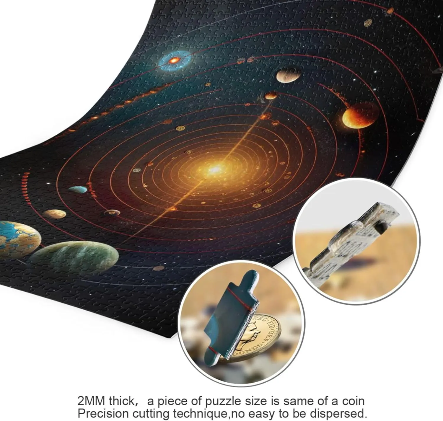 Home Decor for Adults patron watery obstacle Kids S0400763 Space Galaxy Solar System NASA Jigsaw Puzzles 500 Pieces Toy Games Educational Gift 