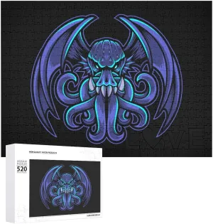 Home Decoration Creative Gifts for Lovers Cthulhu Esport Mascot 520 PCS Wooden Puzzle Colorful DIY Picture list rebellious jean Puzzles 
