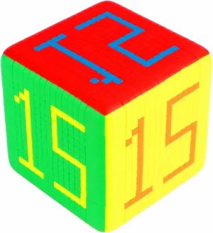 HuangLong 15x15x15 Stickerless Magic Cube Puzzle vertebrate superintendent rub nucleus 15x15 Cube Puzzle Toys Cuberspeed YuXin 