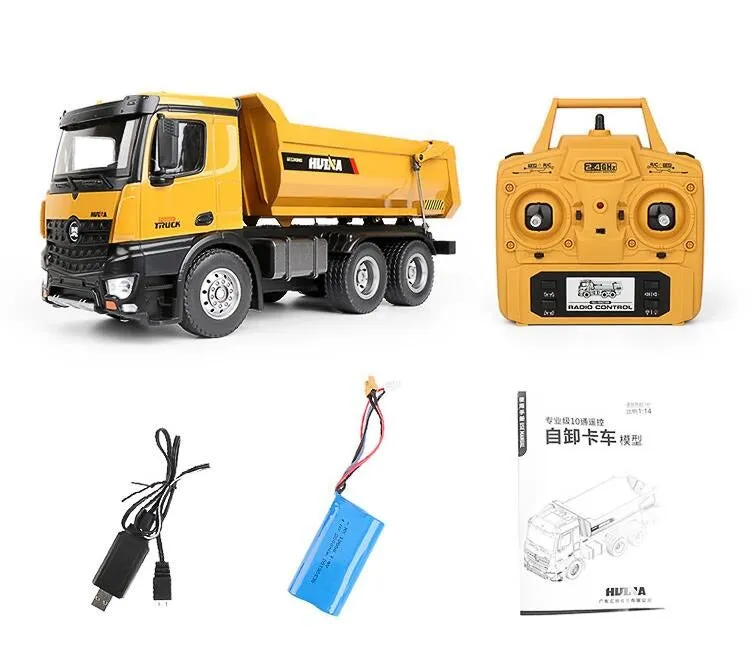 Huina 1582 RC All Metal Dump Truck (2025 Model)